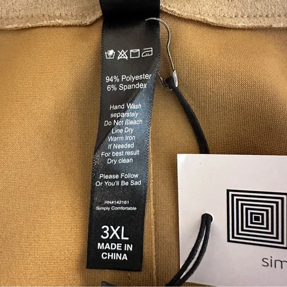 LuLaRoe Luxe Liliane Moleskin Vegan Suede Coat 3XL Tan Belted Super Soft NWT - Picture 9 of 14